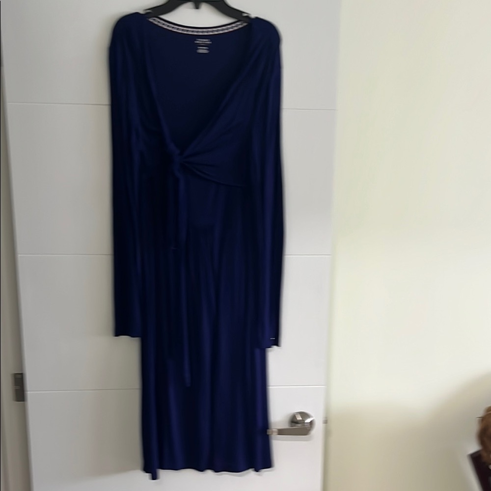 Tommy Hilfiger Women's Long Sleeve Dress - Navy Blue